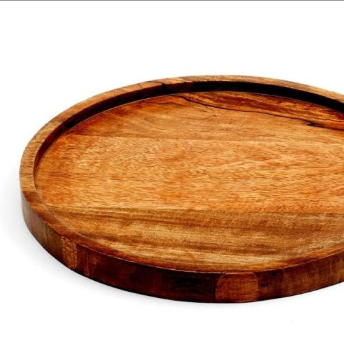RusticOak Wooden Cheese Cutting Board – Premium Mango Wood Charcuterie Serving Platter.