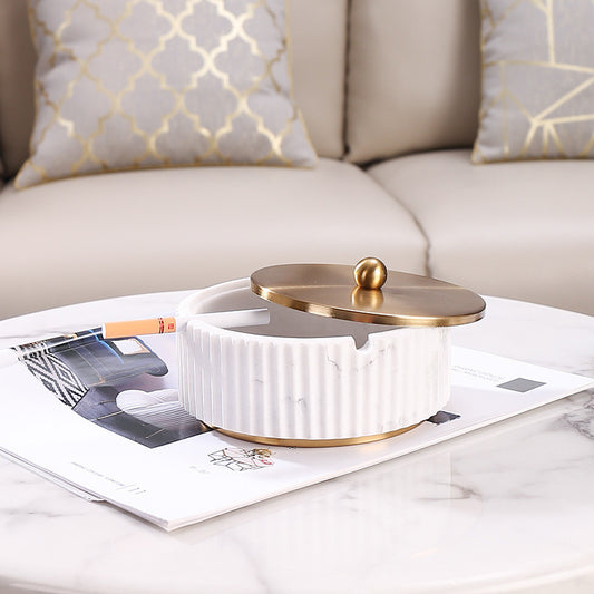 Ashvara – Luxury Living Room Cigarette Ashtrays - Tavira Store | A Luxario Labs Ltd Brand.