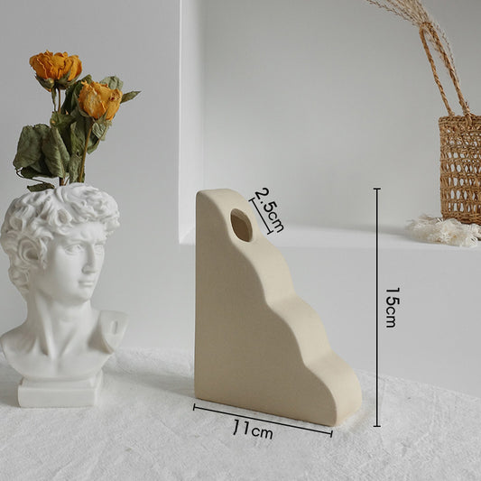 Simplicity Nordic Ceramic Vase – Minimalist Home & Art Decoration.