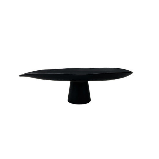 Designer Art Minimalist Decorative Ceramics with Leaf Pattern - Tavira Store | A Luxario Labs Ltd Brand.