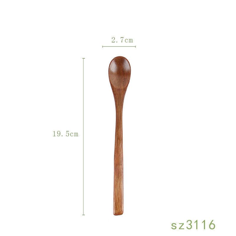 MiyabiCraft Solid Wood Honey Spoon – Japanese Style