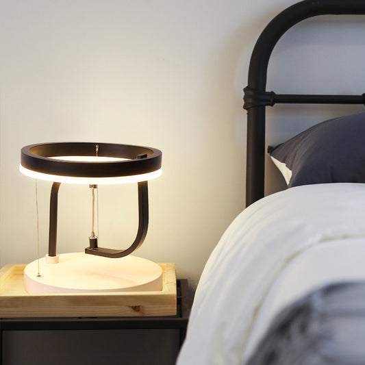 Novera Bedroom Bedside LED Table Lamp – Simple Modern Cube Design - Tavira Store | A Luxario Labs Ltd Brand.