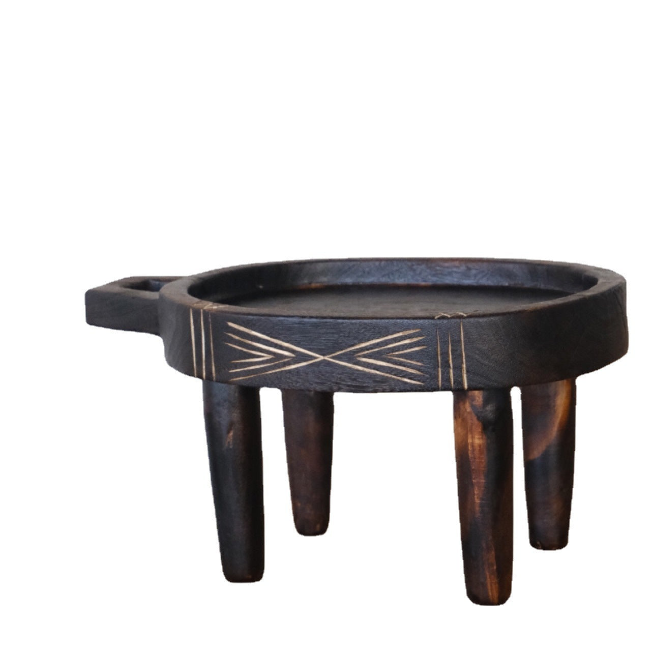 Purely handmade Geometric Handle Wabi-Sabi Ornament