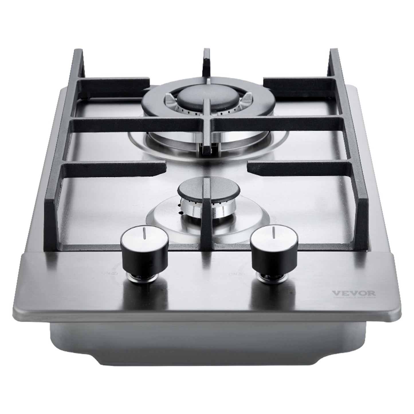 Vevor Dual Fuel Gas Hob – 2 Burners, Thermocouple Protection, High-Power 12250BTU