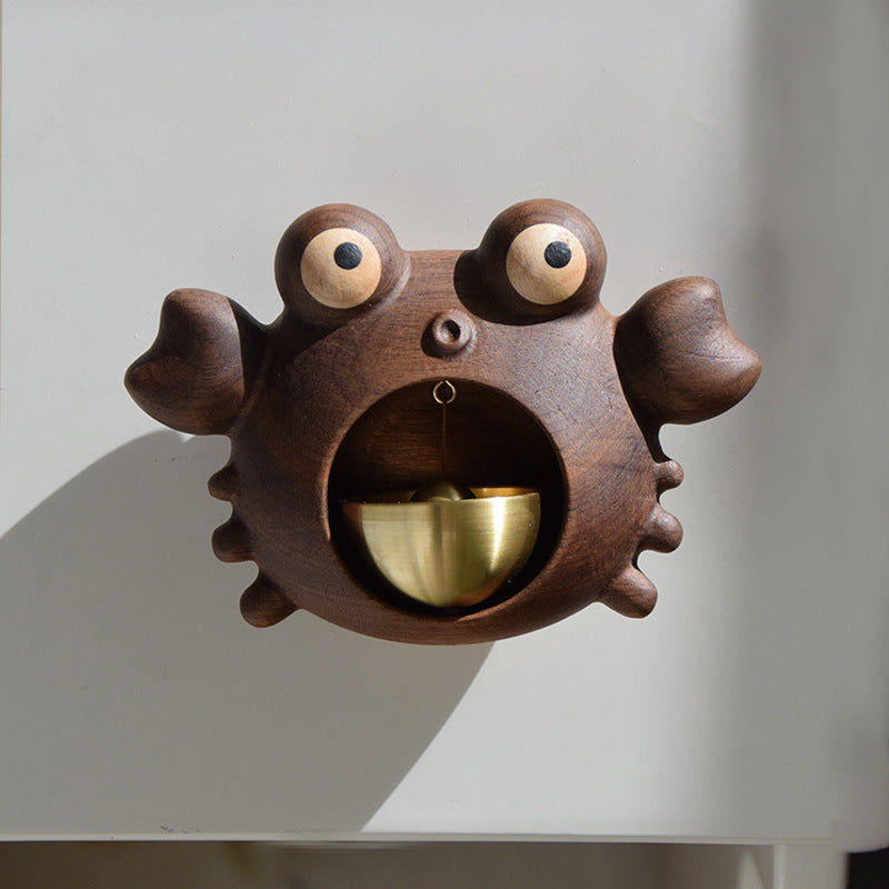 Serenity Wooden Wind Chime – Luxury Healing Door Ornament Featuring Penguin & Crab Designs for Stylish Interiors - Tavira Store | A Luxario Labs Ltd Brand.