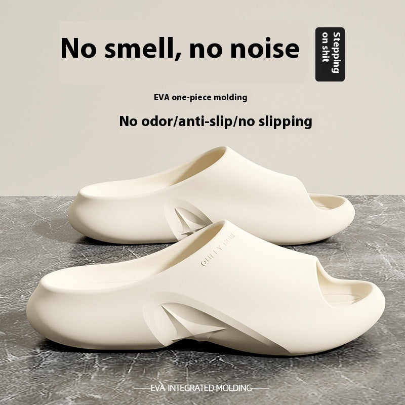 QUEEY HOME Non-Slip Outdoor Thick-Soled Antibacterial Slippers