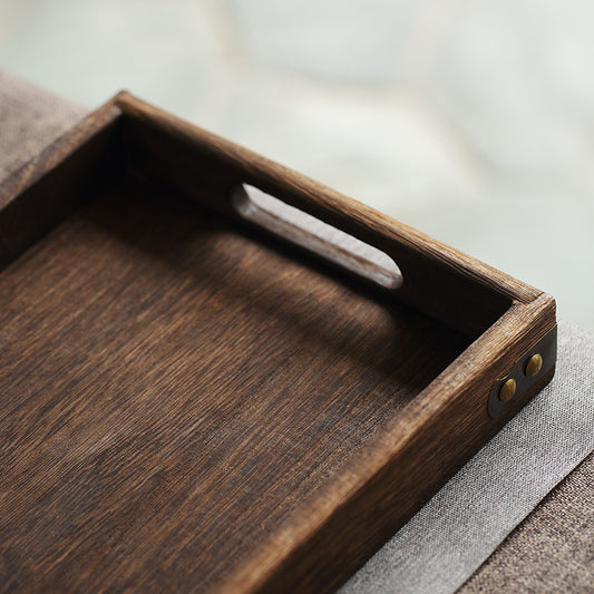 HeritageCraft Tray – Antique Tung Wood Handmade Tray - Tavira Store | A Luxario Labs Ltd Brand.