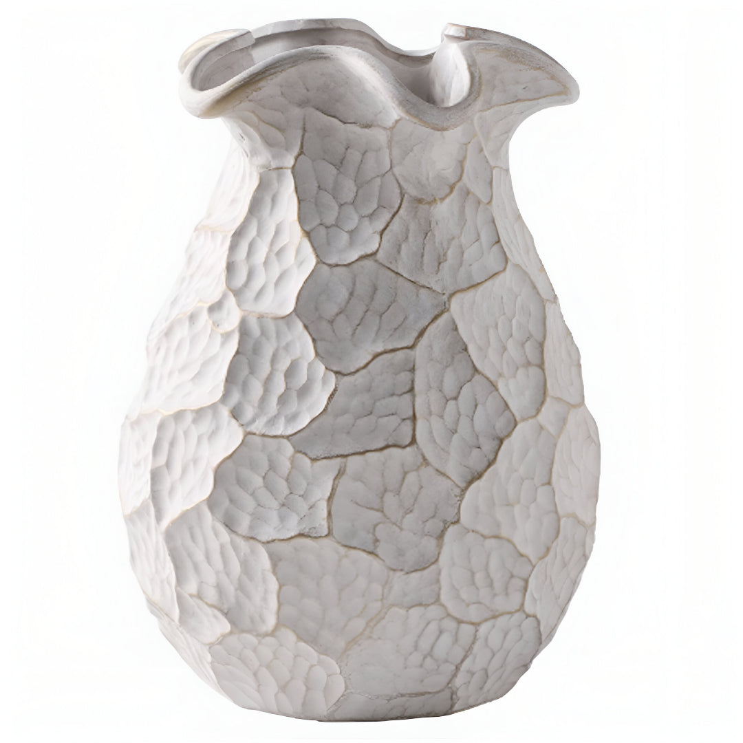 Marcel Grant Handmade Wabi-Sabi Ceramic Vase – Retro Light Luxury Design - Tavira Store | A Luxario Labs Ltd Brand.