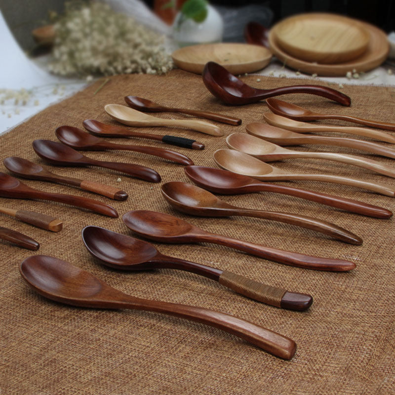 MiyabiCraft Solid Wood Honey Spoon – Japanese Style