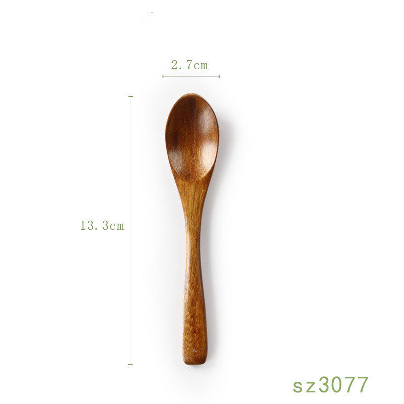 MiyabiCraft Solid Wood Honey Spoon – Japanese Style
