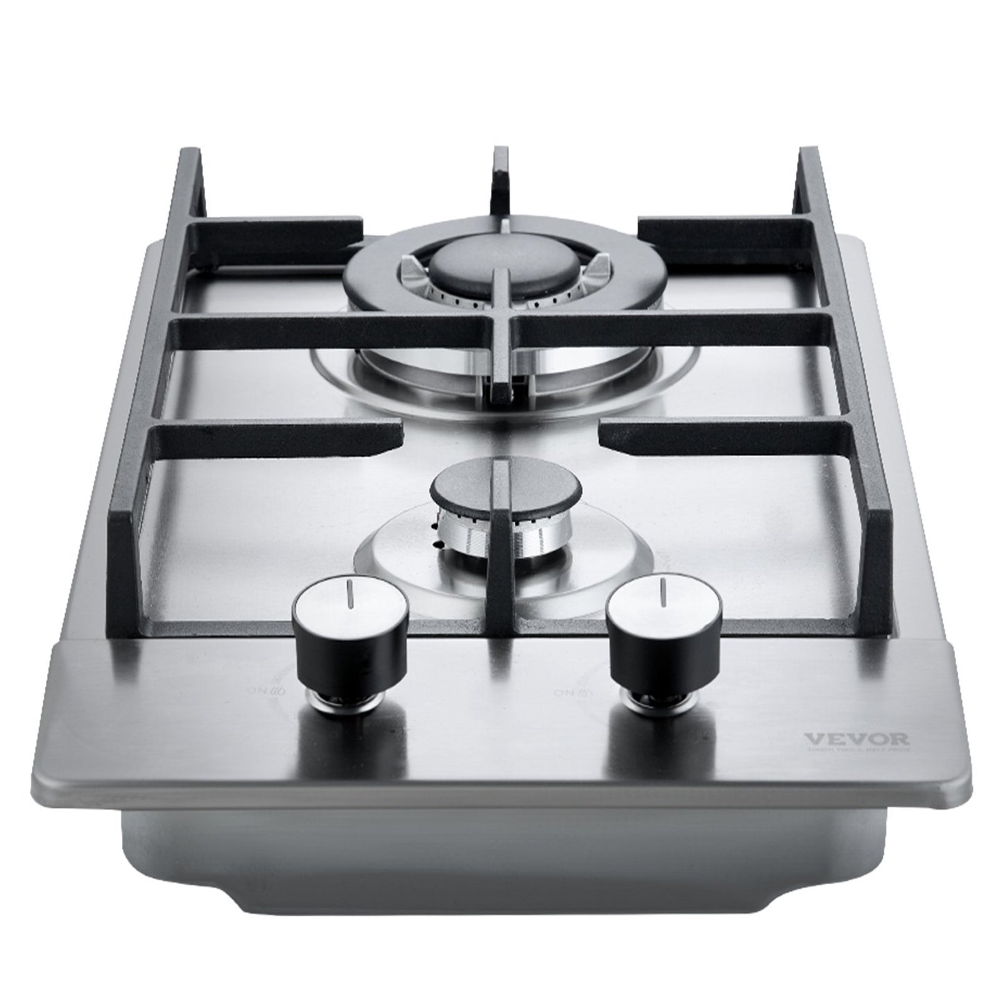 Vevor Dual Fuel Gas Hob – 2 Burners, Thermocouple Protection, High-Power 12250BTU