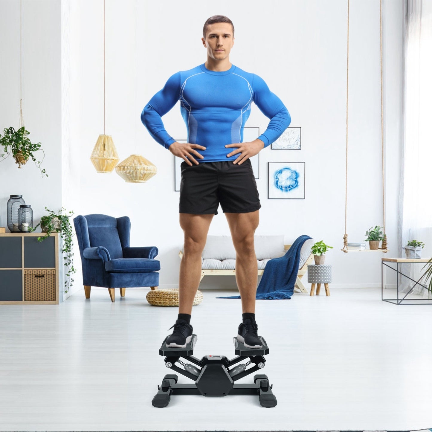 FitCore Mini Stepper with Resistance Bands