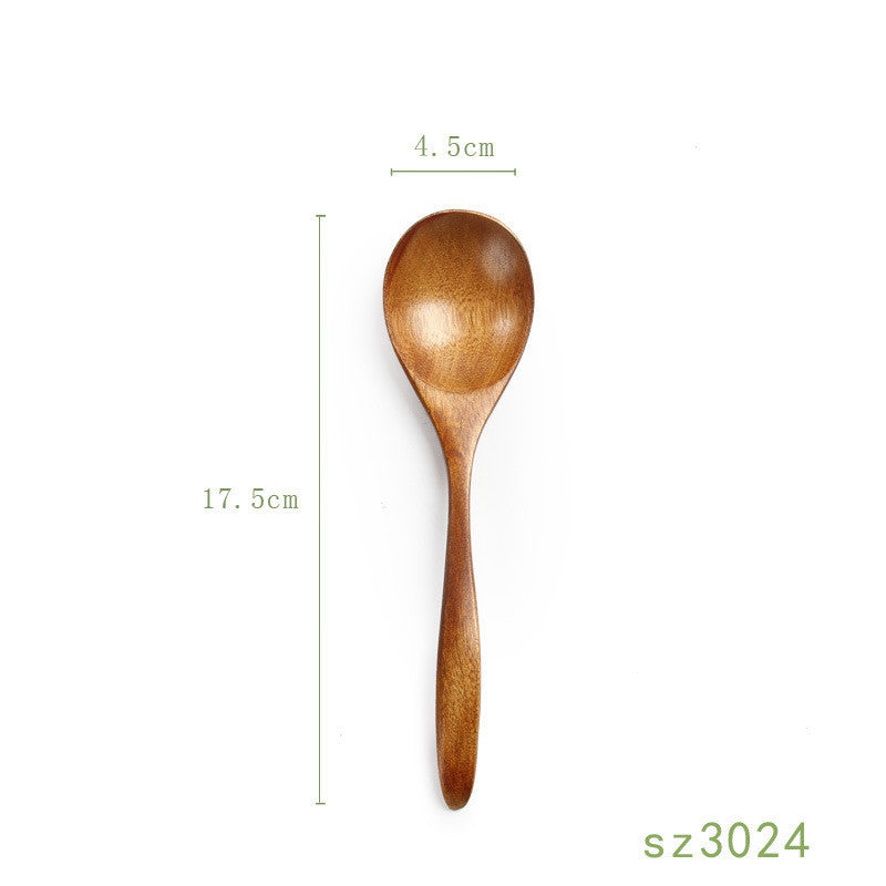 MiyabiCraft Solid Wood Honey Spoon – Japanese Style
