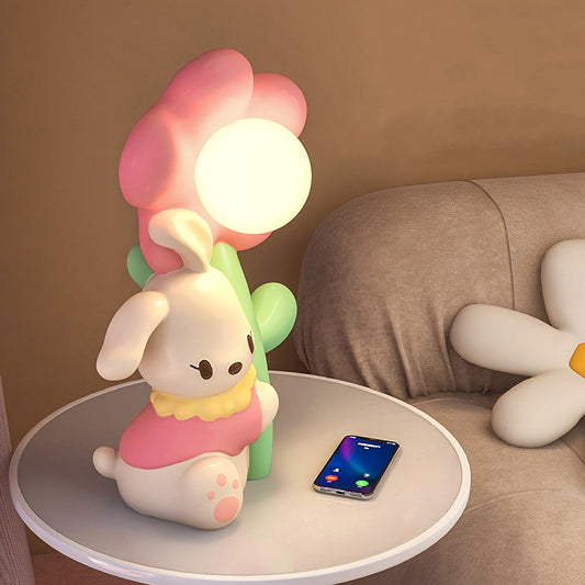 Eterna Nordic Luminous Flower Lamp – Luxury Tricolor Resin Table Lamp for Stylish and Creative Home Decoration - Tavira Store | A Luxario Labs Ltd Brand.