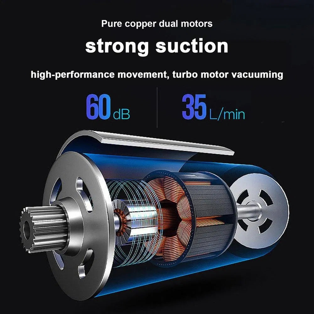 120W Wireless Portable Mini Vacuum Car, Home Vacuum