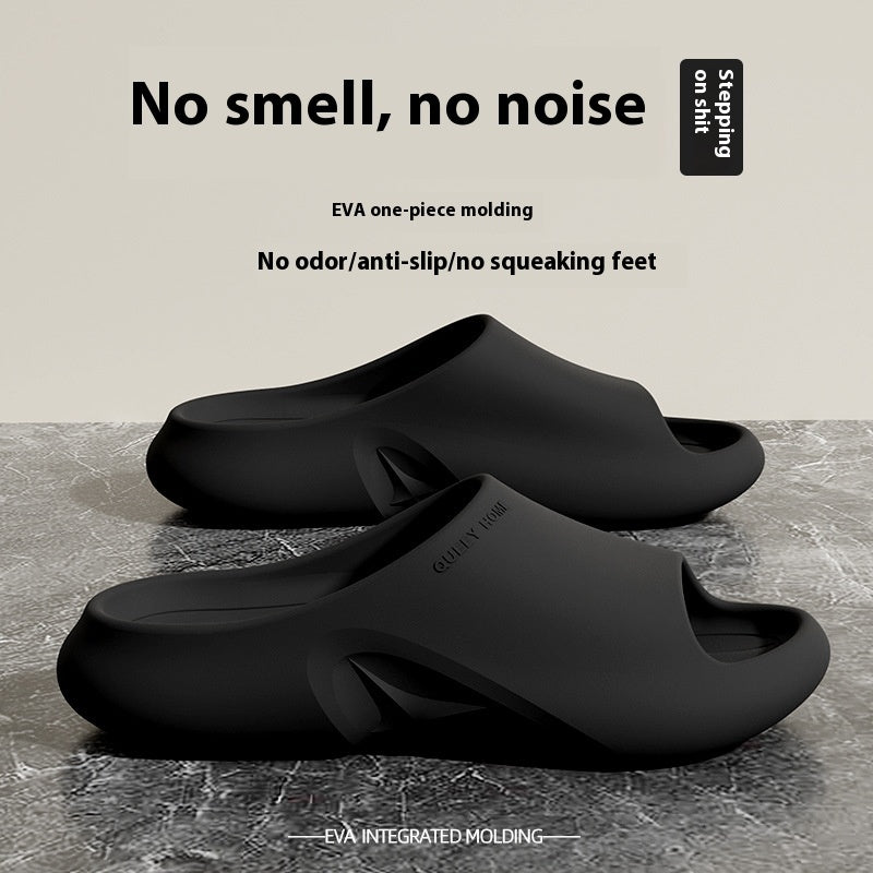 QUEEY HOME Non-Slip Outdoor Thick-Soled Antibacterial Slippers