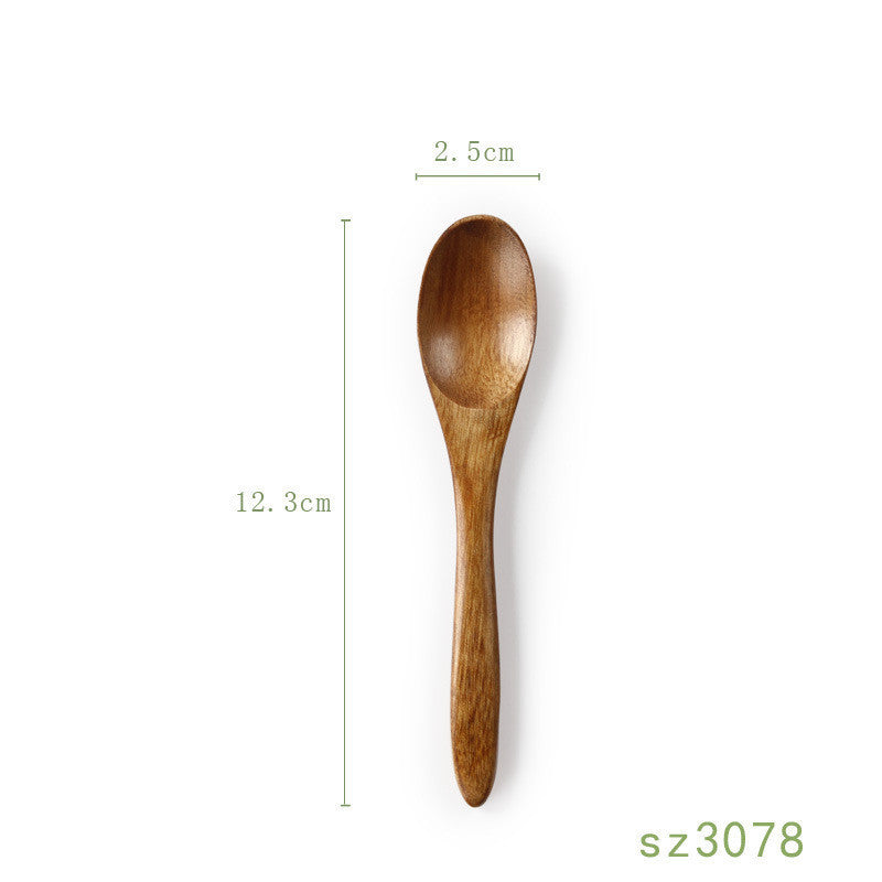 MiyabiCraft Solid Wood Honey Spoon – Japanese Style