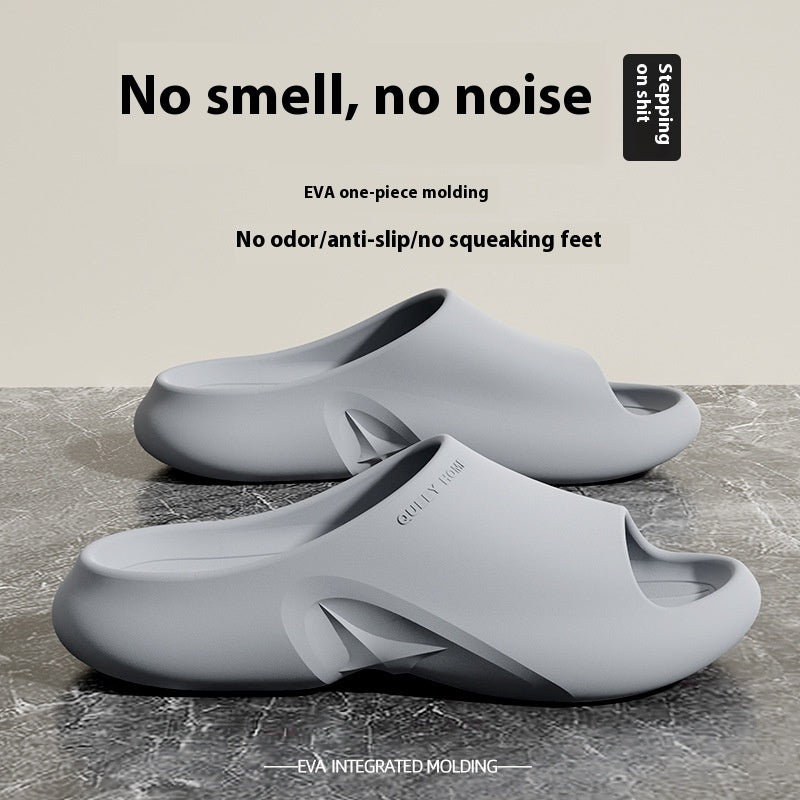 QUEEY HOME Non-Slip Outdoor Thick-Soled Antibacterial Slippers
