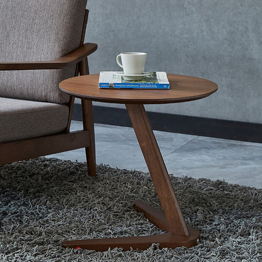 Woodora Nordic Style Multi-Purpose Solid Walnut Round Table - Tavira Store | A Luxario Labs Ltd Brand.