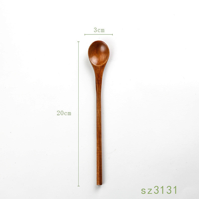 MiyabiCraft Solid Wood Honey Spoon – Japanese Style