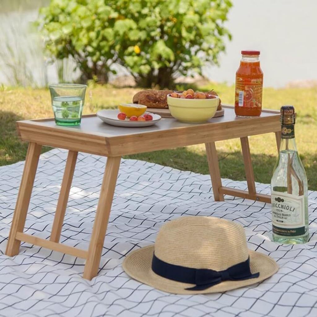 Nan Bamboo Folding Coffee Table – Portable Tatami Low Table for Tea, Bedroom, Living Room & Office