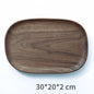 Black Walnut Dried Fruit Plate – Premium Solid Wood Serving Tray