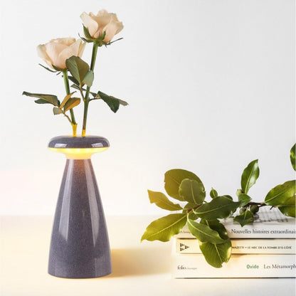 LuminArte Minimalist Touch LED Table Lamp – Vase-Inspired Modern Bedside Lighting