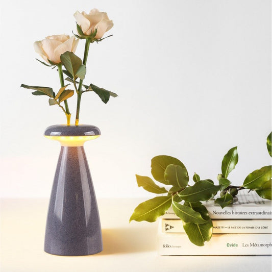 LuminArte Minimalist Touch LED Table Lamp – Vase-Inspired Modern Bedside Lighting