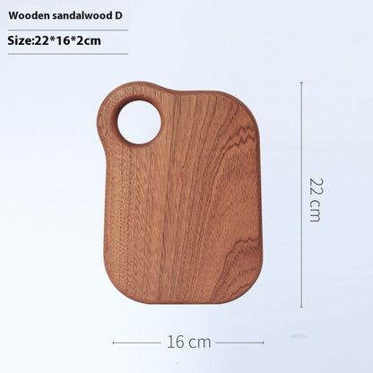 SandaWood Premium Black Sandalwood Cutting Board – Solid Wood Vegetable & Fruit Chopping Board