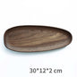 Black Walnut Dried Fruit Plate – Premium Solid Wood Serving Tray