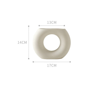 Artosia Nordic Ceramic Vase – Minimalist Home Decoration, Museum-Style Elegance