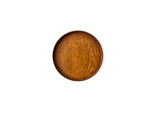 Aureloft Tray – Luxury Solid Wood Round Deep Tray