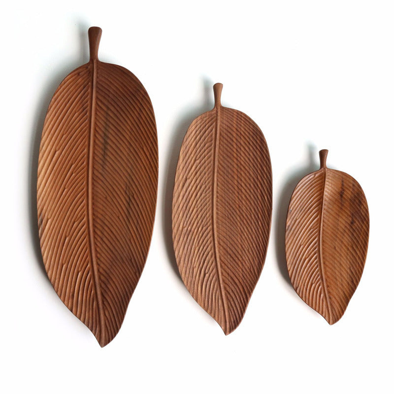 NatureWood Wooden Saucer Fruit Tray – Multipurpose Solid Wood Serving Platter