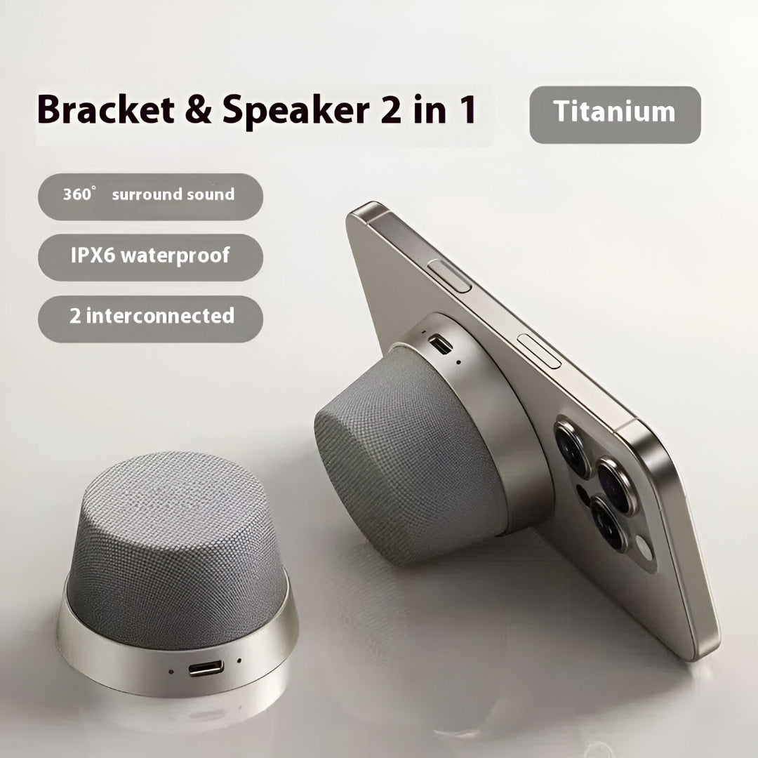 Coleman Reid Magnetic 3D Surround Bluetooth Speaker – Portable Wireless Audio with Lithium Battery - Tavira Store | A Luxario Labs Ltd Brand. 