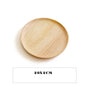 RoundWood Japanese-Style Wooden Tray – Natural Multi-Purpose Serving Tray