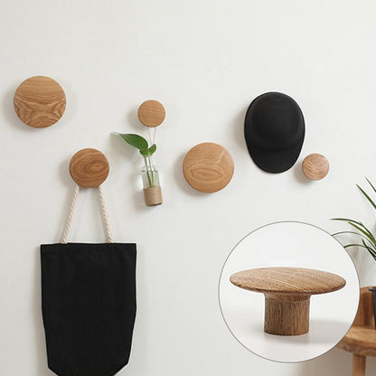 HookWood Nordic Wooden Coat Hook – Creative Multi-Row Wall Hanger