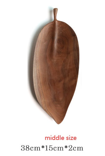 NatureWood Wooden Saucer Fruit Tray – Multipurpose Solid Wood Serving Platter