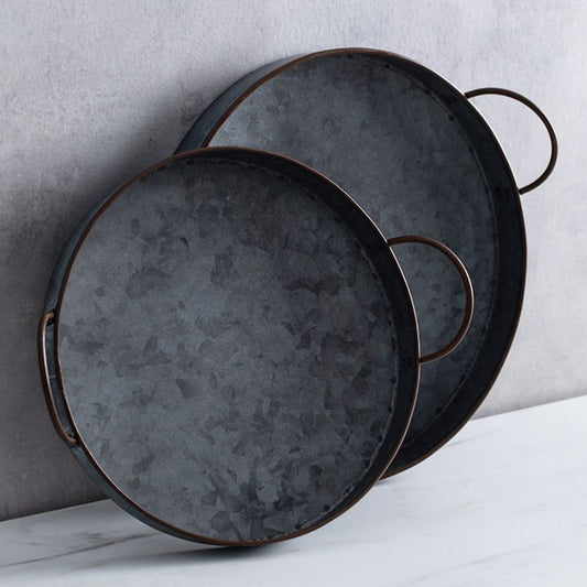 IronElegance Tray – Handmade Retro Phnom Penh Wrought Iron Storage Tray
