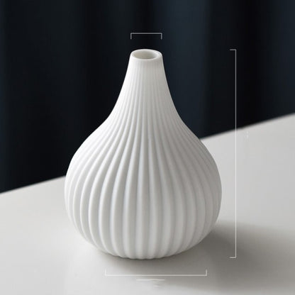 Modern Home Accessories Flower Arrangements – Nordic Ceramic Countertop Vases