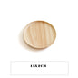 RoundWood Japanese-Style Wooden Tray – Natural Multi-Purpose Serving Tray