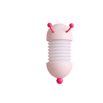 CaterGlow Creative Caterpillar Night Light – USB Rechargeable Soft LED Bedside Lamp