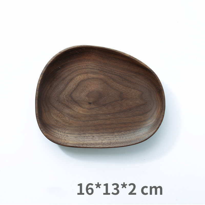 Black Walnut Dried Fruit Plate – Premium Solid Wood Serving Tray