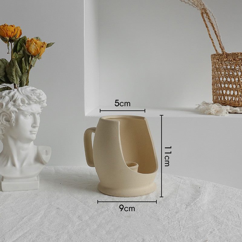 Simplicity Nordic Ceramic Vase – Minimalist Home & Art Decoration.