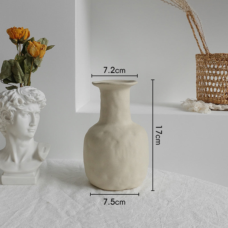 Simplicity Nordic Ceramic Vase – Minimalist Home & Art Decoration.