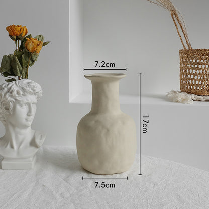 Simplicity Nordic Ceramic Vase – Minimalist Home & Art Decoration