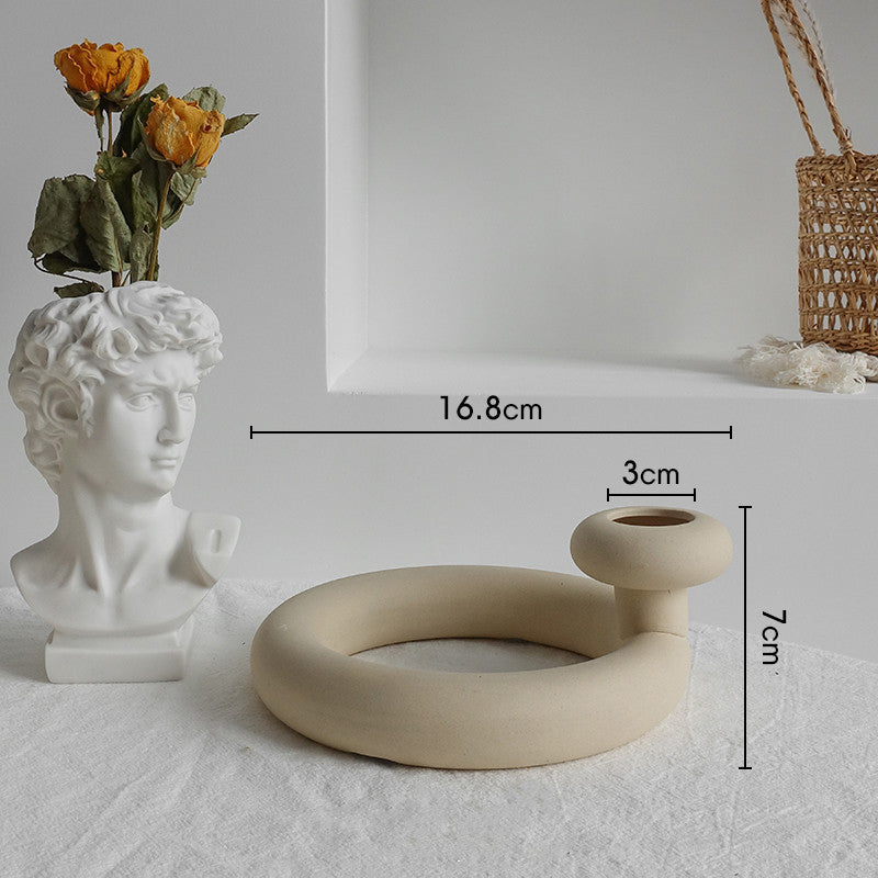 Simplicity Nordic Ceramic Vase – Minimalist Home & Art Decoration