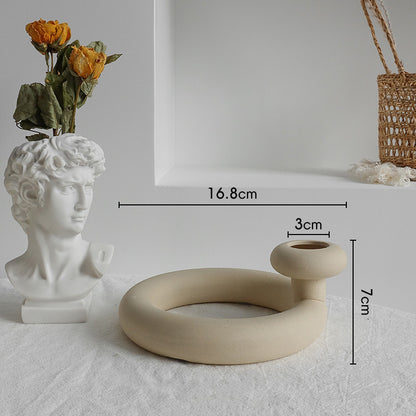 Simplicity Nordic Ceramic Vase – Minimalist Home & Art Decoration