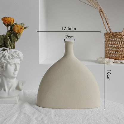 Simplicity Nordic Ceramic Vase – Minimalist Home & Art Decoration