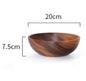 KiyomiCraft Japanese Natural Wooden Bowl – Handmade Food Container