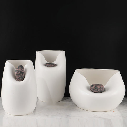 Neo-Classical decorative ceramic floristry